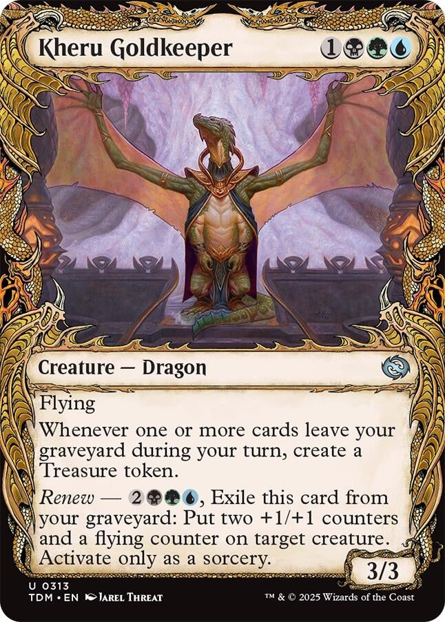 Image for Kheru Goldkeeper (Showcase) (313) [Tarkir: Dragonstorm] - Magic: The Gathering