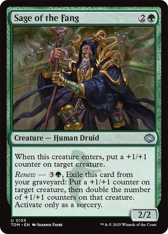 Image for Sage of the Fang (155) [Tarkir: Dragonstorm] - Magic: The Gathering