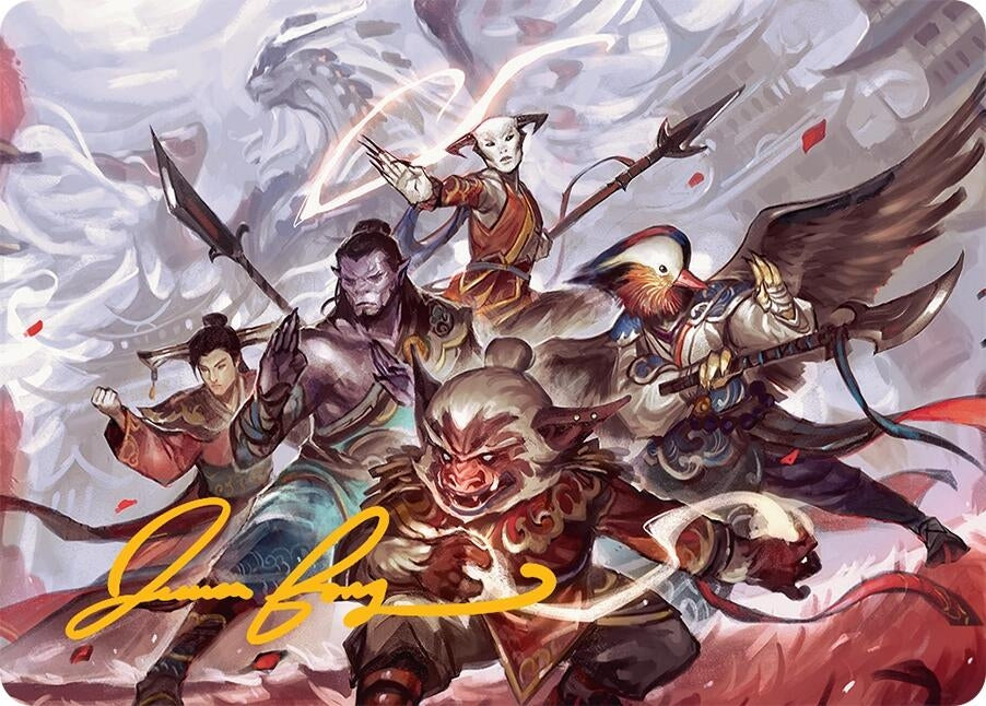 Image for Will of the Jeskai Art Card (54/54) (Gold-Stamped Signature) (54) [Tarkir: Dragonstorm] - Magic: The Gathering