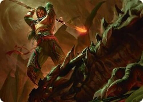 Image for Sarkhan's Resolve Art Card (18/54) (18) [Tarkir: Dragonstorm] - Magic: The Gathering