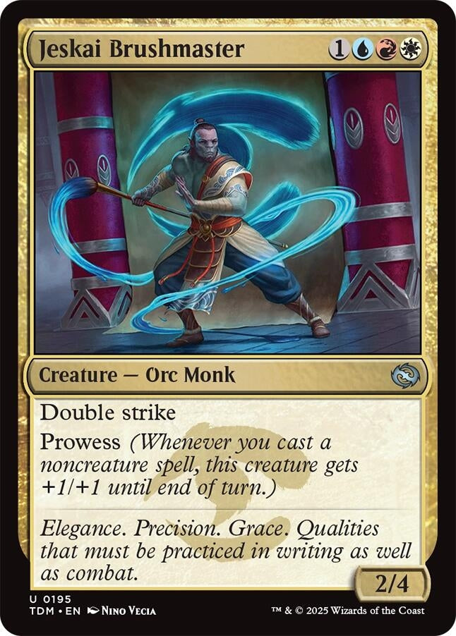 Image for Jeskai Brushmaster (195) [Tarkir: Dragonstorm] - Magic: The Gathering