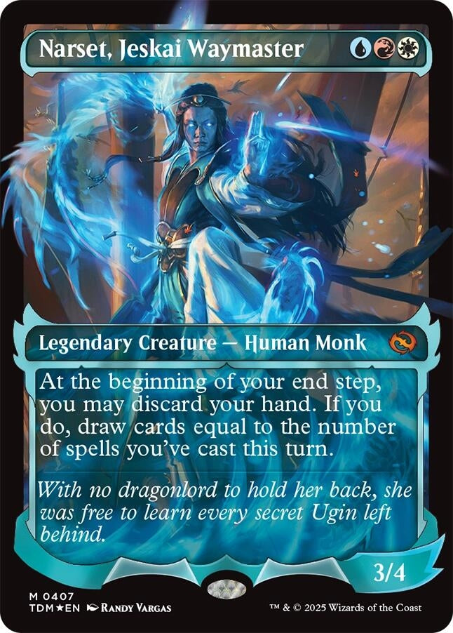 Image for Narset, Jeskai Waymaster (Showcase) (407) [Tarkir: Dragonstorm] - Magic: The Gathering