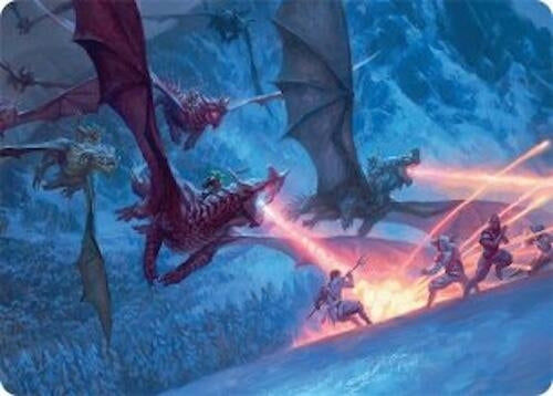 Image for Dragonback Assault Art Card (22/54) (22) [Tarkir: Dragonstorm] - Magic: The Gathering