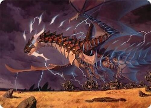 Image for Neriv, Heart of the Storm Art Card (25/54) (25) [Tarkir: Dragonstorm] - Magic: The Gathering