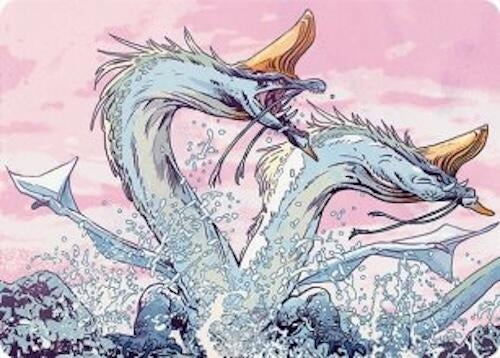 Image for Twinmaw Stormbrood Art Card (39/54) (39) [Tarkir: Dragonstorm] - Magic: The Gathering