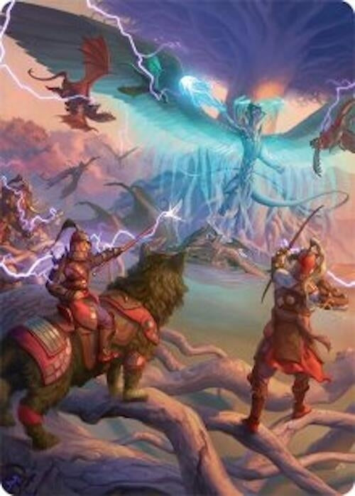 Image for All-Out Assault Art Card (50/54) (50) [Tarkir: Dragonstorm] - Magic: The Gathering