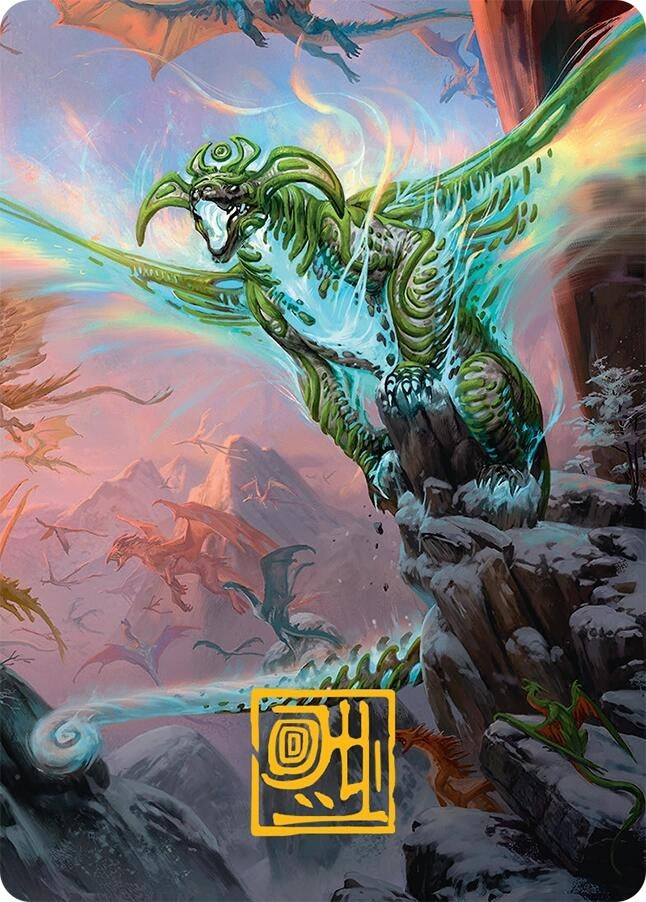 Image for Ureni of the Unwritten Art Card (51/54) (Gold-Stamped Signature) (51) [Tarkir: Dragonstorm] - Magic: The Gathering