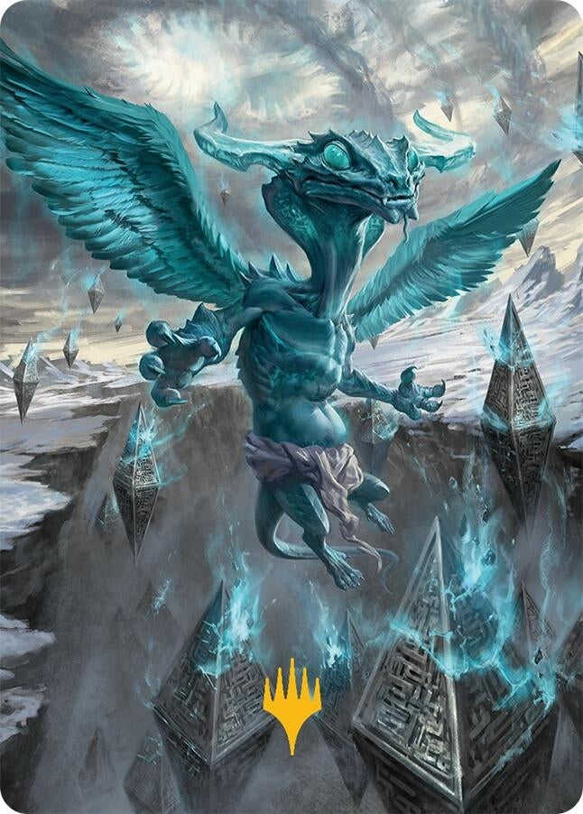 Image for Ugin, Eye of the Storms Art Card (47/54) (Gold-Stamped Planeswalker Symbol) (47) [Tarkir: Dragonstorm] - Magic: The Gathering