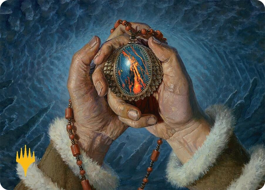 Image for Mox Jasper Art Card (28/54) (Gold-Stamped Planeswalker Symbol) (28) [Tarkir: Dragonstorm] - Magic: The Gathering