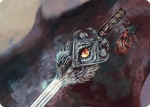 Image for Dragonfire Blade Art Card (40/54) (40) [Tarkir: Dragonstorm] - Magic: The Gathering