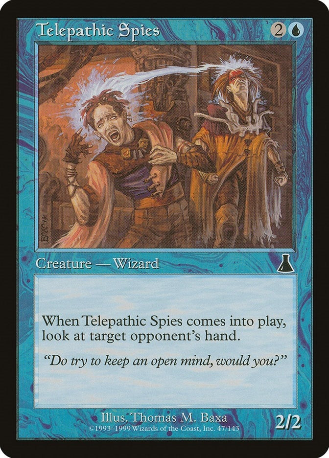 Image for Telepathic Spies (47) [Urza's Destiny] - Magic: The Gathering