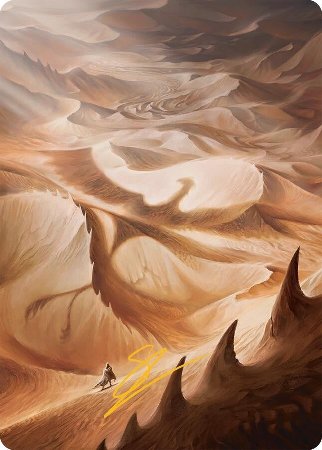 Image for Plains Art Card (30/54) (Gold-Stamped Signature) (30) [Tarkir: Dragonstorm] - Magic: The Gathering