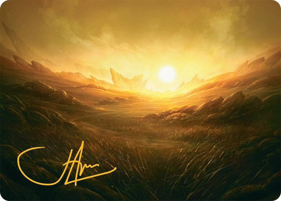 Image for Plains Art Card (31/54) (Gold-Stamped Signature) (31) [Tarkir: Dragonstorm] - Magic: The Gathering
