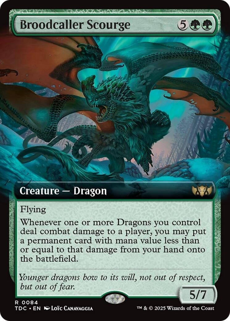 Image for Broodcaller Scourge (Extended Art) (84) [Tarkir: Dragonstorm] - Magic: The Gathering