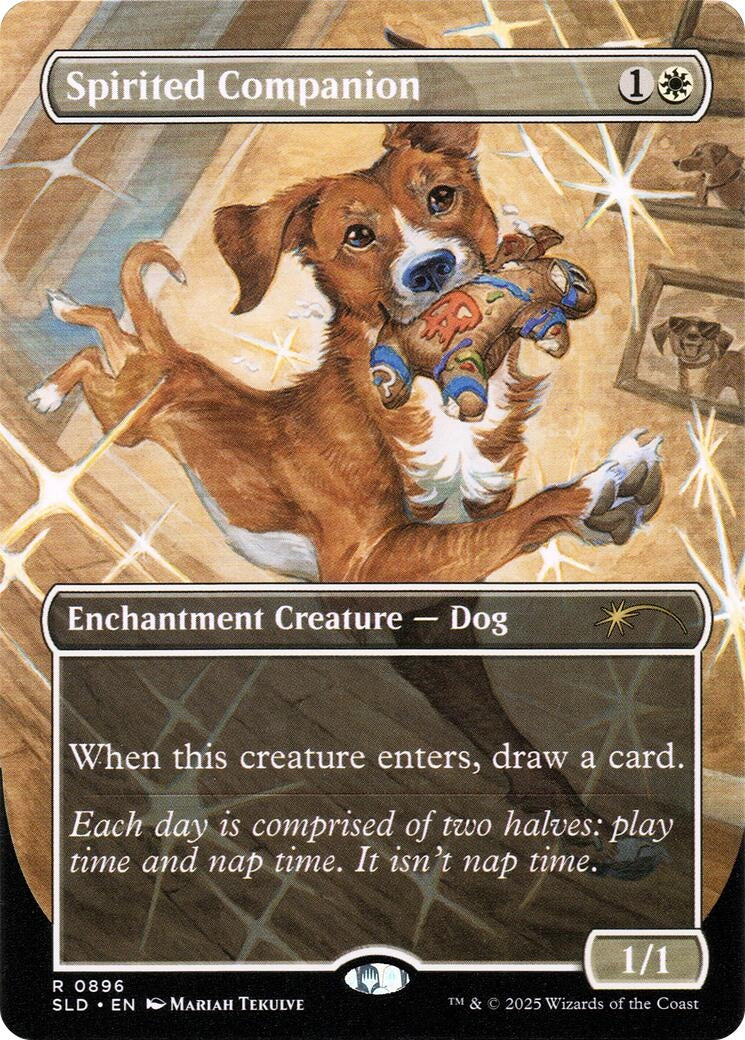 Image for Spirited Companion (0896) (896) [Secret Lair Drop Series] - Magic: The Gathering