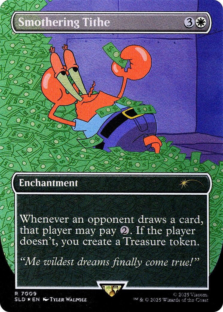 Image for Smothering Tithe (7009) (Rainbow Foil) (7009) [Secret Lair Drop Series] - Magic: The Gathering