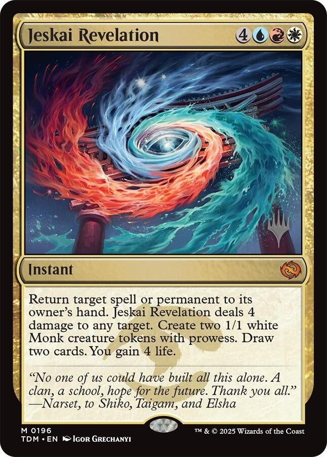 Image for Jeskai Revelation (196) [Tarkir: Dragonstorm] - Magic: The Gathering