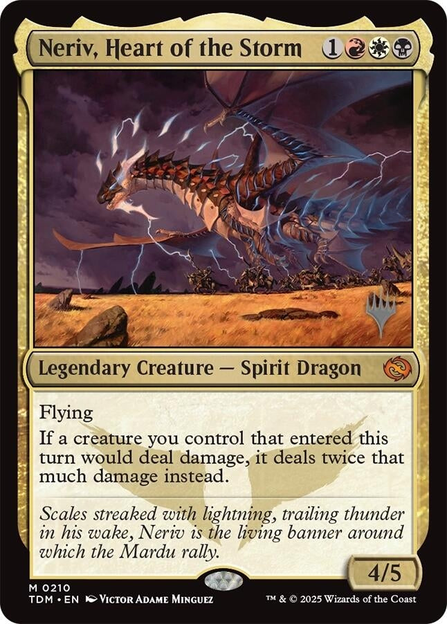 Image for Neriv, Heart of the Storm (210) [Tarkir: Dragonstorm] - Magic: The Gathering