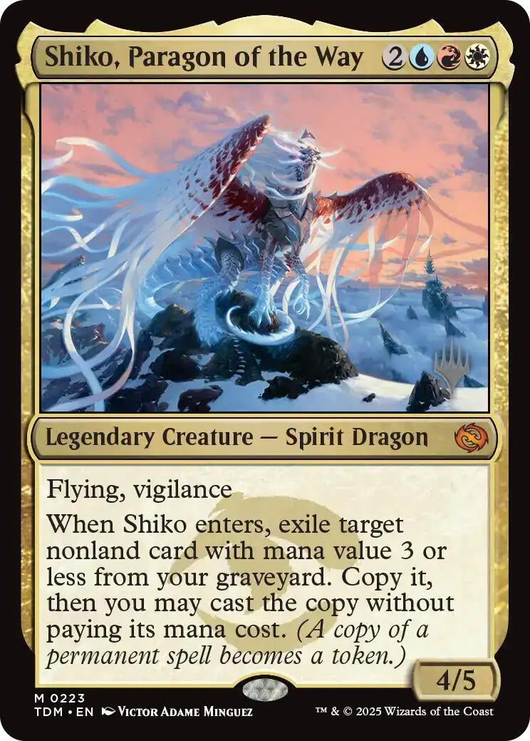 Shiko, Paragon of the Way (223) [Promo Pack: Tarkir: Dragonstorm]