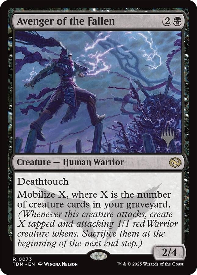 Image for Avenger of the Fallen (73) [Tarkir: Dragonstorm] - Magic: The Gathering
