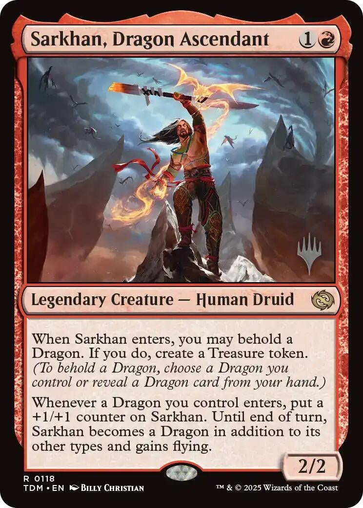 Image for Sarkhan, Dragon Ascendant (118) [Tarkir: Dragonstorm] - Magic: The Gathering