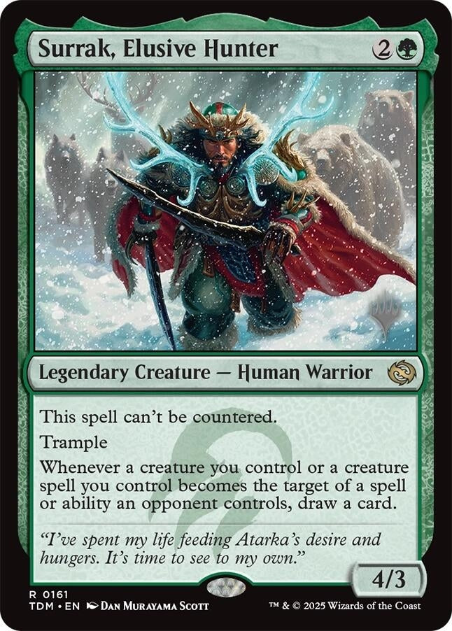 Image for Surrak, Elusive Hunter (161) [Tarkir: Dragonstorm] - Magic: The Gathering