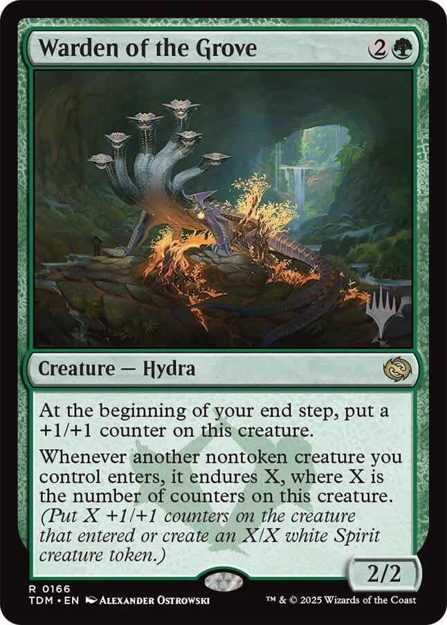 Image for Warden of the Grove (166) [Tarkir: Dragonstorm] - Magic: The Gathering