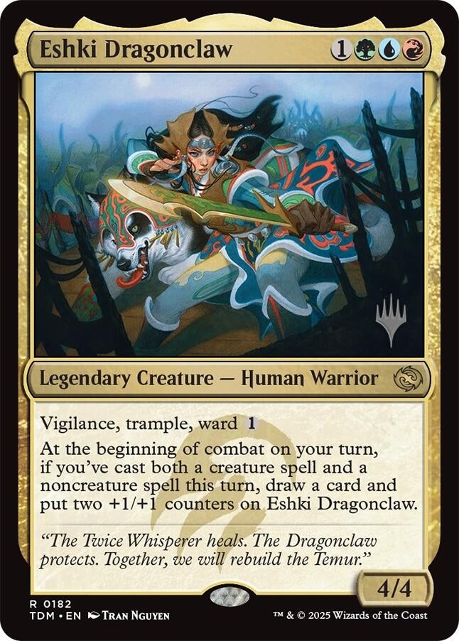Image for Eshki Dragonclaw (182) [Tarkir: Dragonstorm] - Magic: The Gathering