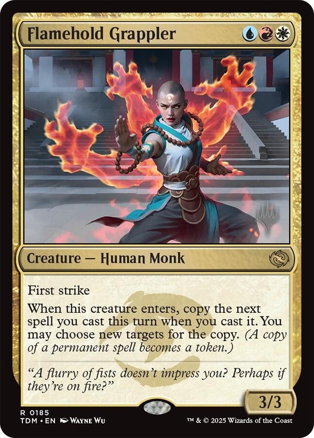 Image for Flamehold Grappler (185) [Tarkir: Dragonstorm] - Magic: The Gathering