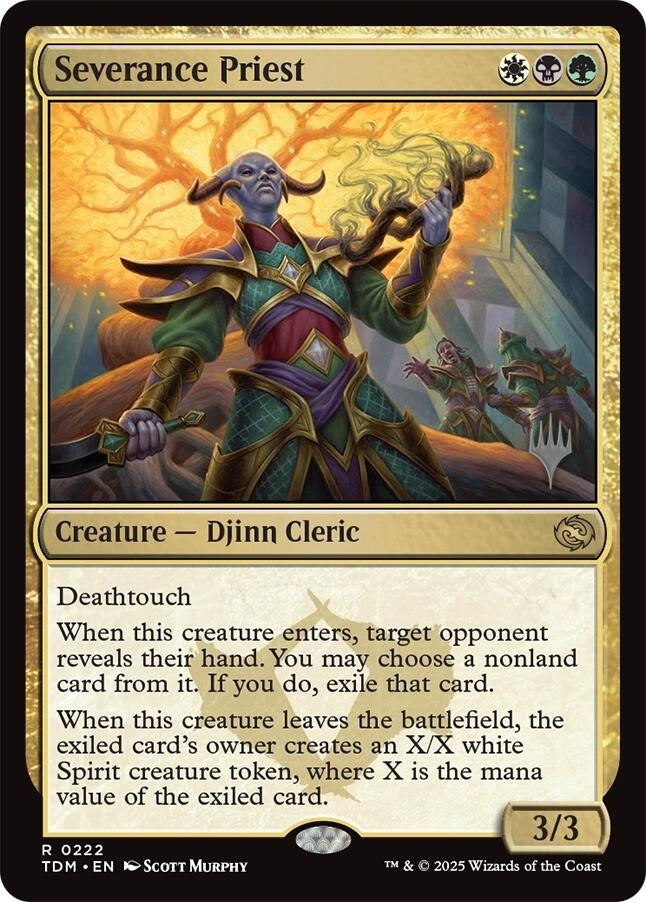 Image for Severance Priest (222) [Tarkir: Dragonstorm] - Magic: The Gathering
