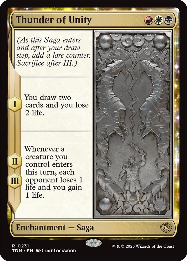 Image for Thunder of Unity (231) [Tarkir: Dragonstorm] - Magic: The Gathering
