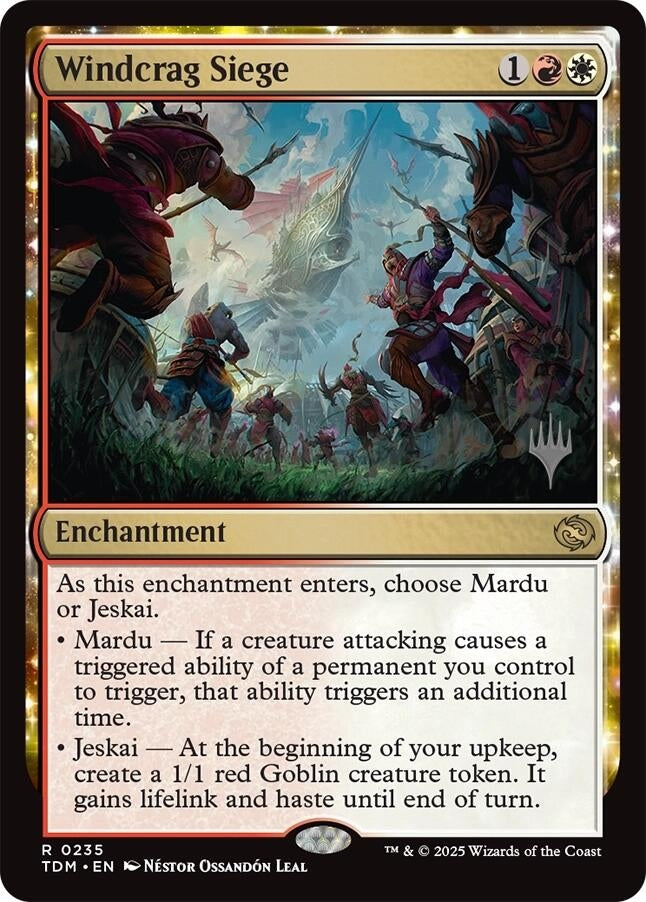 Windcrag Siege (235) [Promo Pack: Tarkir: Dragonstorm]