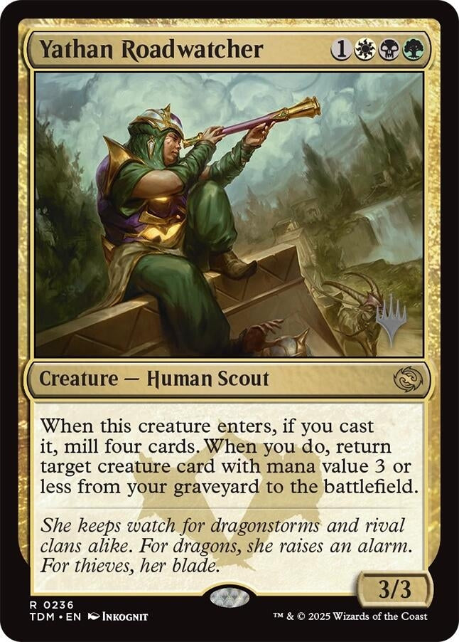 Image for Yathan Roadwatcher (236) [Tarkir: Dragonstorm] - Magic: The Gathering