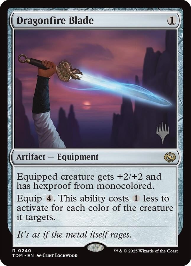 Image for Dragonfire Blade (240) [Tarkir: Dragonstorm] - Magic: The Gathering