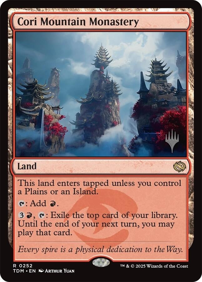Image for Cori Mountain Monastery (252) [Tarkir: Dragonstorm] - Magic: The Gathering