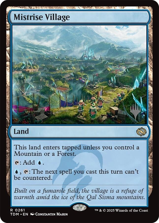 Image for Mistrise Village (261) [Tarkir: Dragonstorm] - Magic: The Gathering