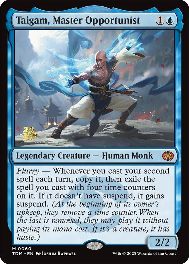 Image for Taigam, Master Opportunist (60) [Prerelease Cards] - Magic: The Gathering