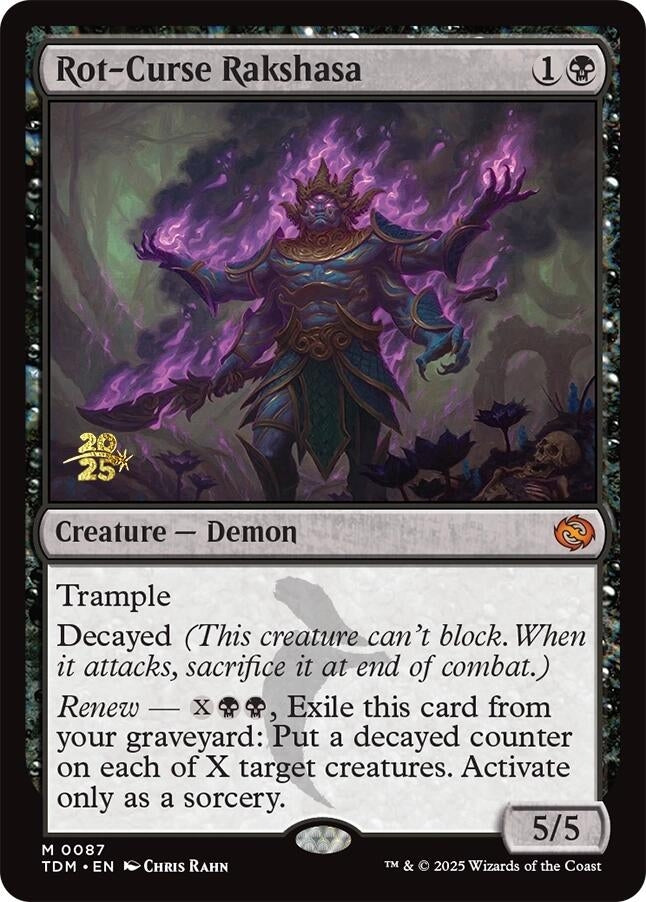 Image for Rot-Curse Rakshasa (87) [Prerelease Cards] - Magic: The Gathering