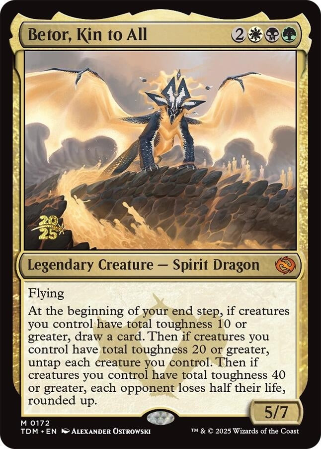 Image for Betor, Kin to All (172) [Prerelease Cards] - Magic: The Gathering