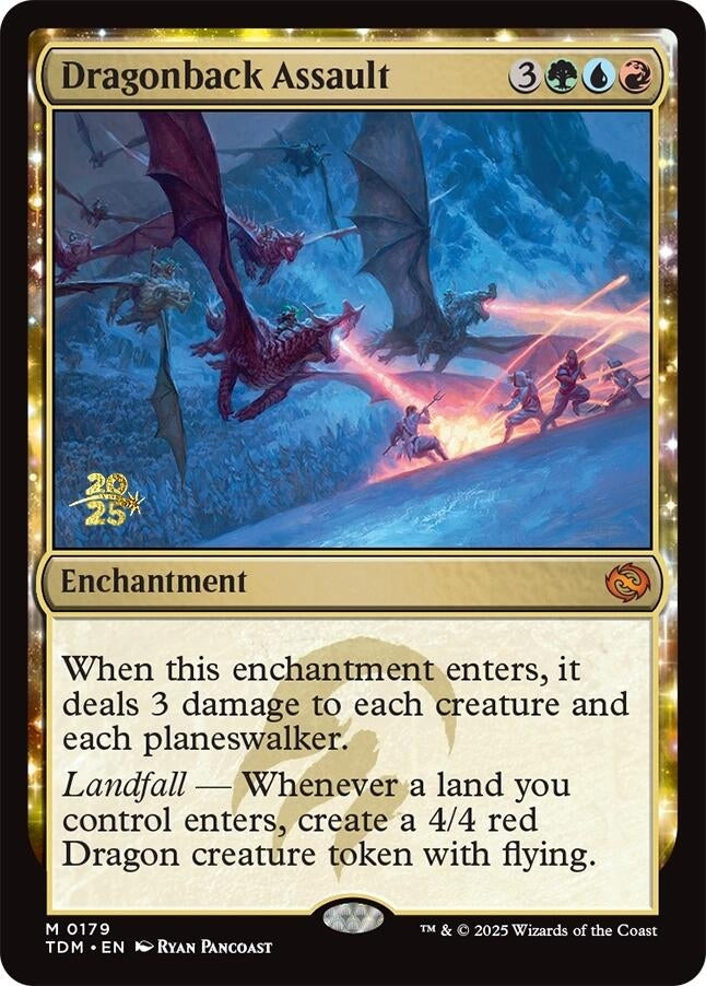 Image for Dragonback Assault (179) [Prerelease Cards] - Magic: The Gathering
