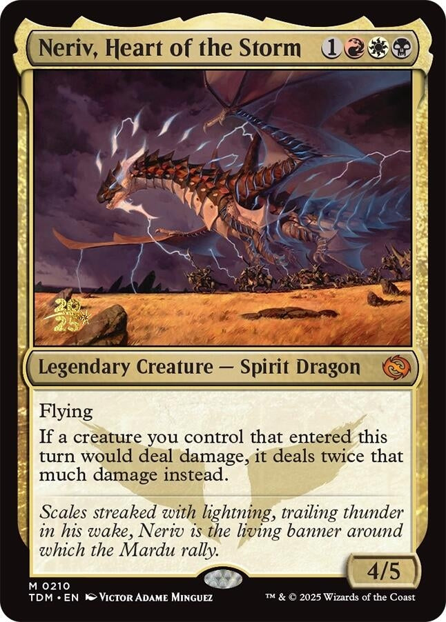 Image for Neriv, Heart of the Storm (210) [Prerelease Cards] - Magic: The Gathering