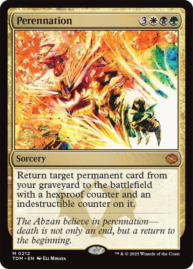 Image for Perennation (212) [Prerelease Cards] - Magic: The Gathering