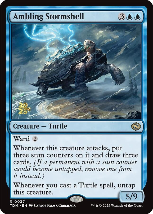 Image for Ambling Stormshell (37) [Prerelease Cards] - Magic: The Gathering