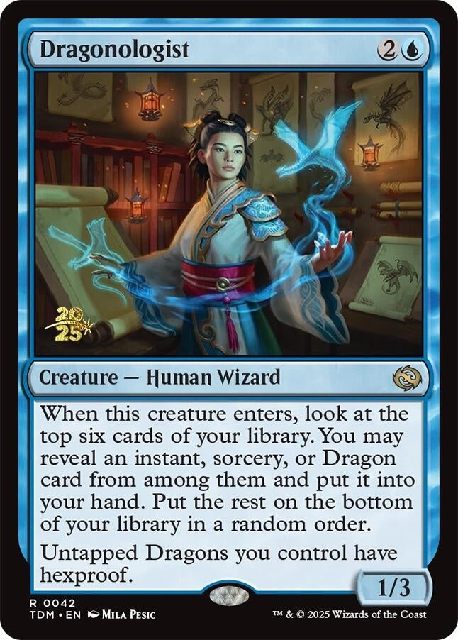 Image for Dragonologist (42) [Prerelease Cards] - Magic: The Gathering