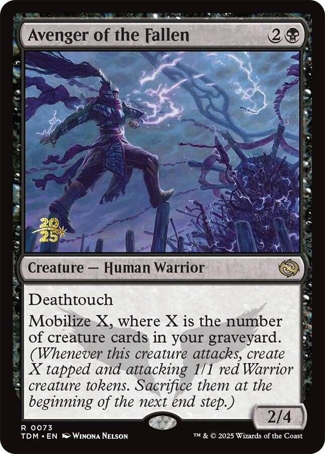 Image for Avenger of the Fallen (73) [Prerelease Cards] - Magic: The Gathering