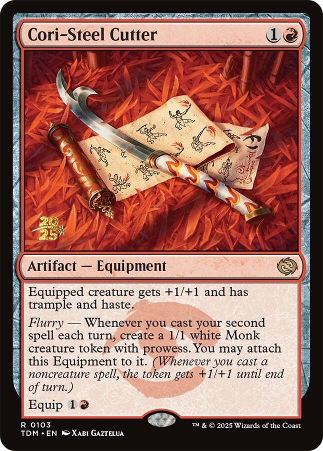 Image for Cori-Steel Cutter (103) [Prerelease Cards] - Magic: The Gathering