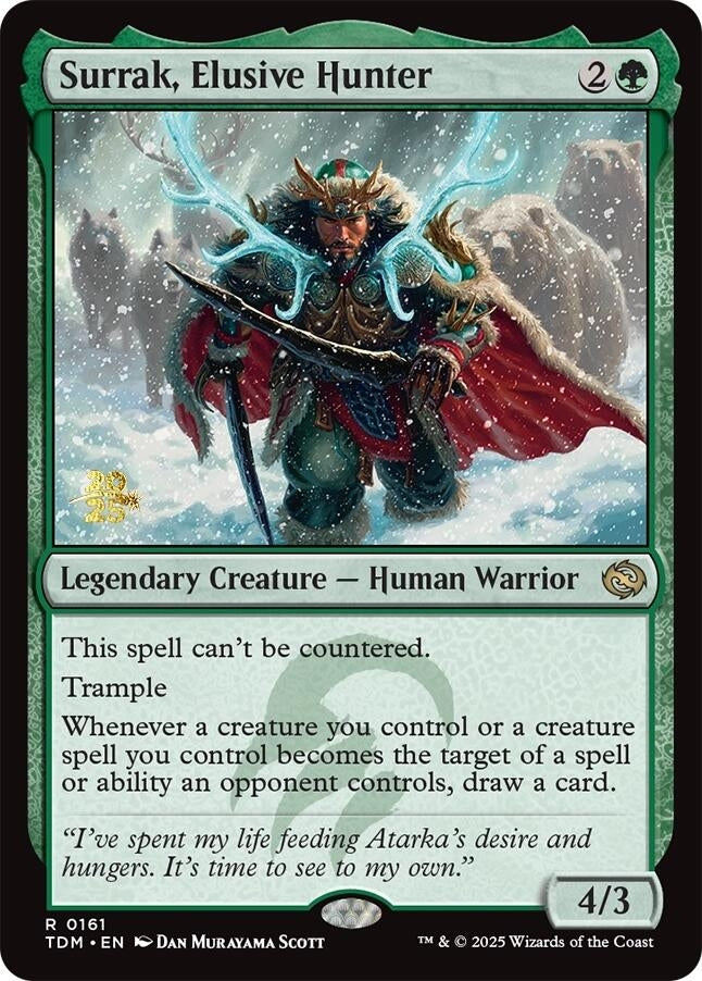 Image for Surrak, Elusive Hunter (161) [Prerelease Cards] - Magic: The Gathering