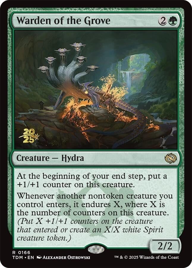 Image for Warden of the Grove (166) [Prerelease Cards] - Magic: The Gathering