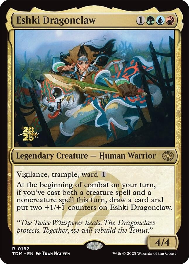 Image for Eshki Dragonclaw (182) [Prerelease Cards] - Magic: The Gathering