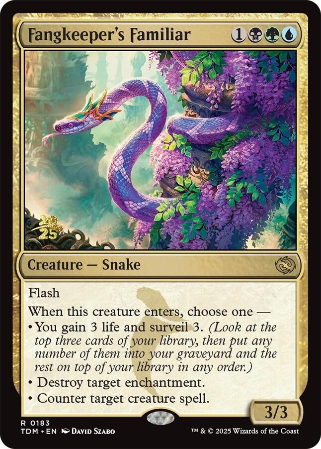 Image for Fangkeeper's Familiar (183) [Prerelease Cards] - Magic: The Gathering